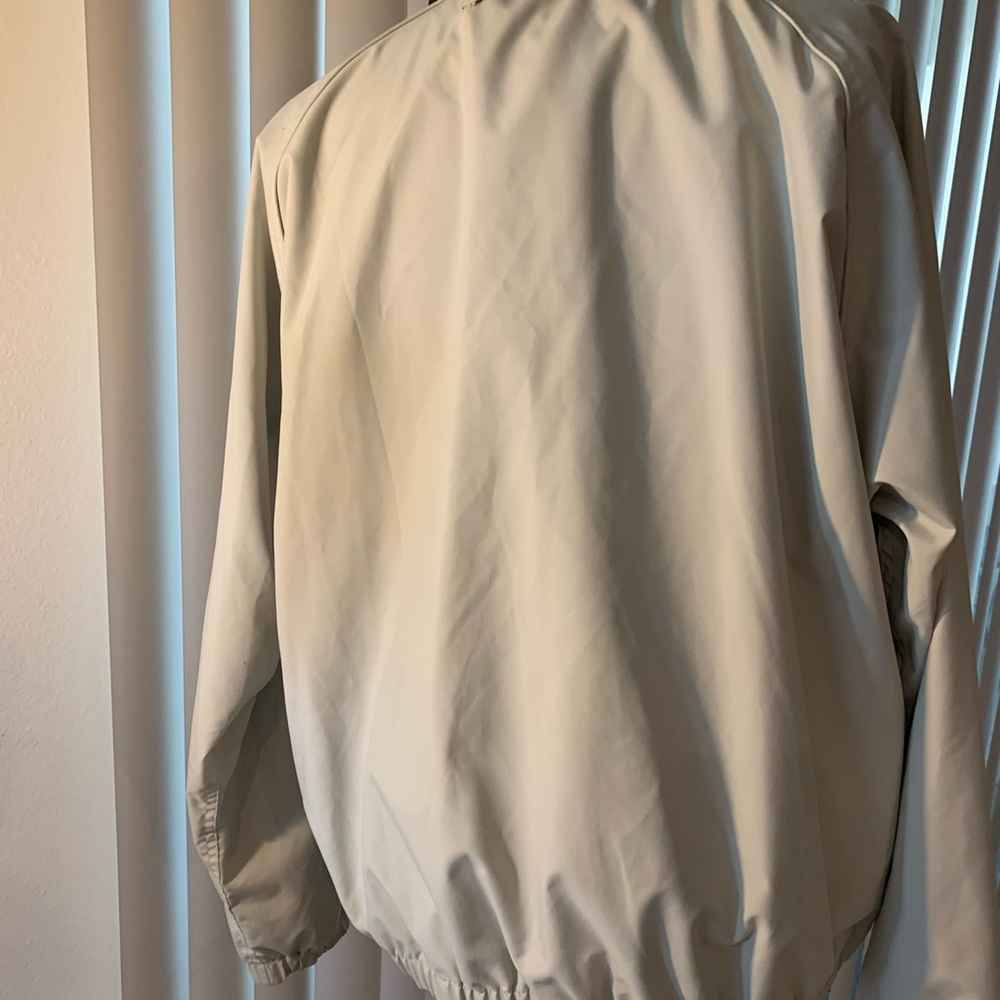 Haggar jacket 100% polyester machine washable Zipper 3 pockets XL NWOT - Picture 4 of 12